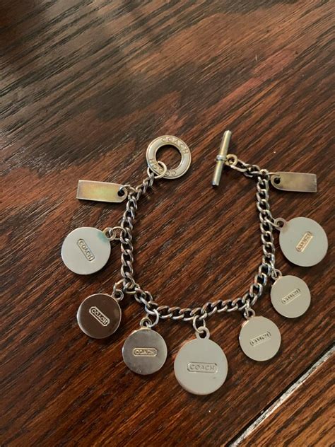 vintage coach charm bracelet